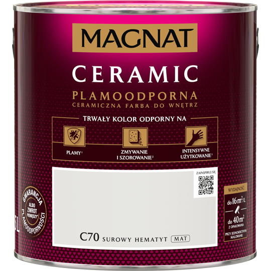 MAGNAT Ceramic surowy hematyt C70 2,5L