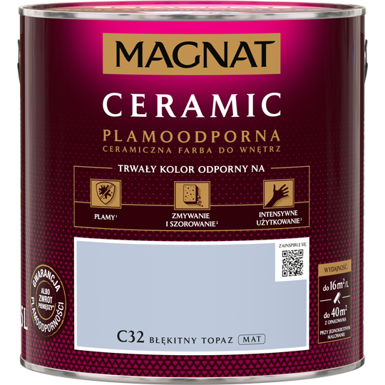 MAGNAT Ceramic błękitny topaz C32 2,5L