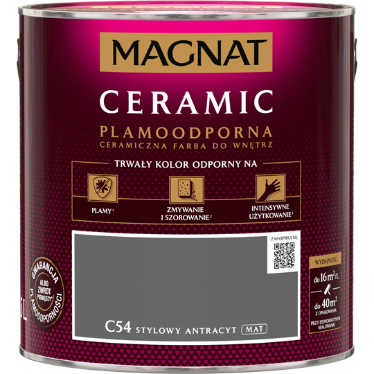 MAGNAT Ceramic stylowy antracyt C54 2,5L