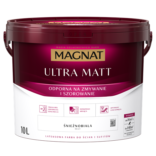 Magnat Ultra matt biały 10L